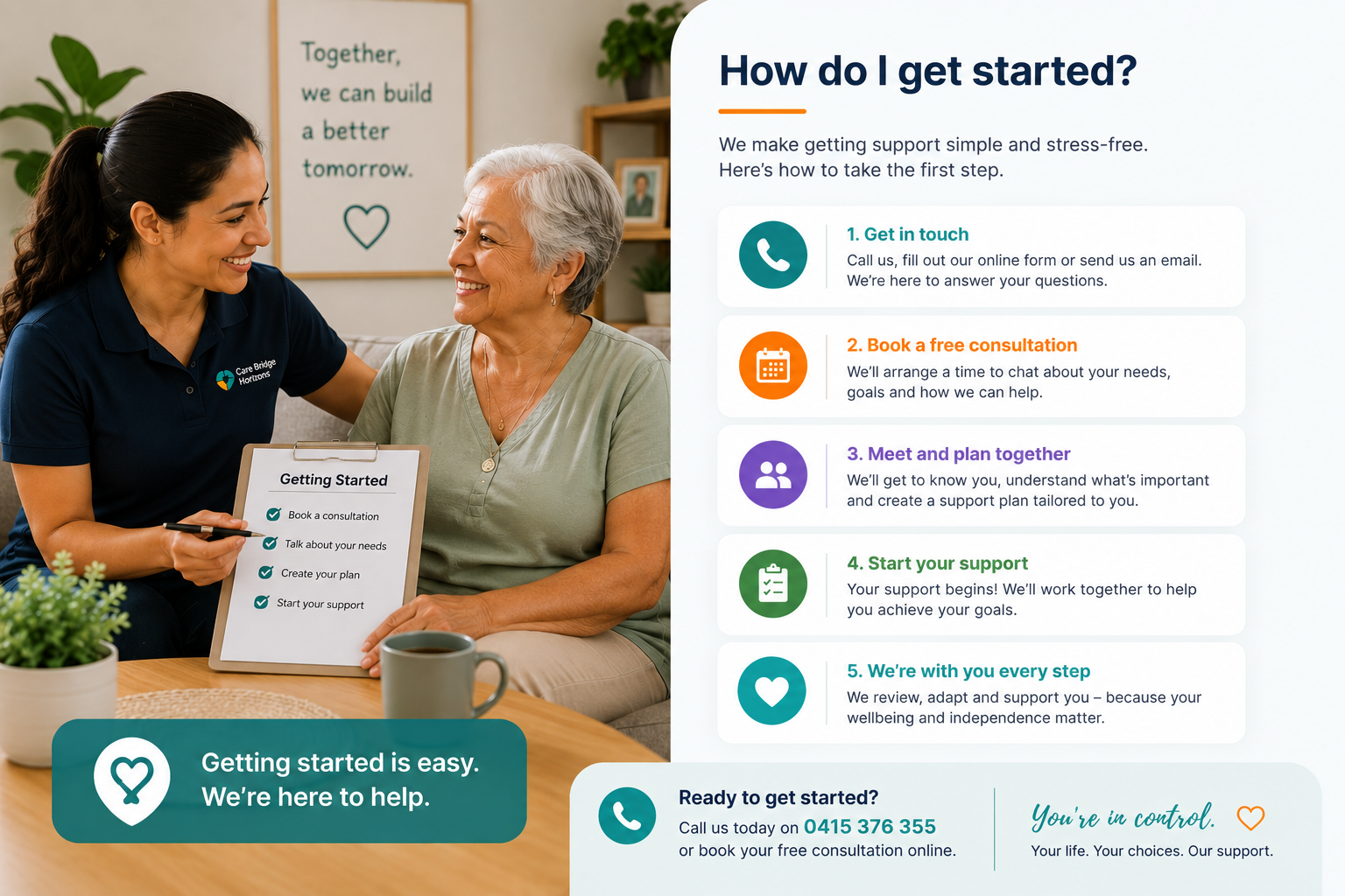 How to get started with Care Bridge Horizons